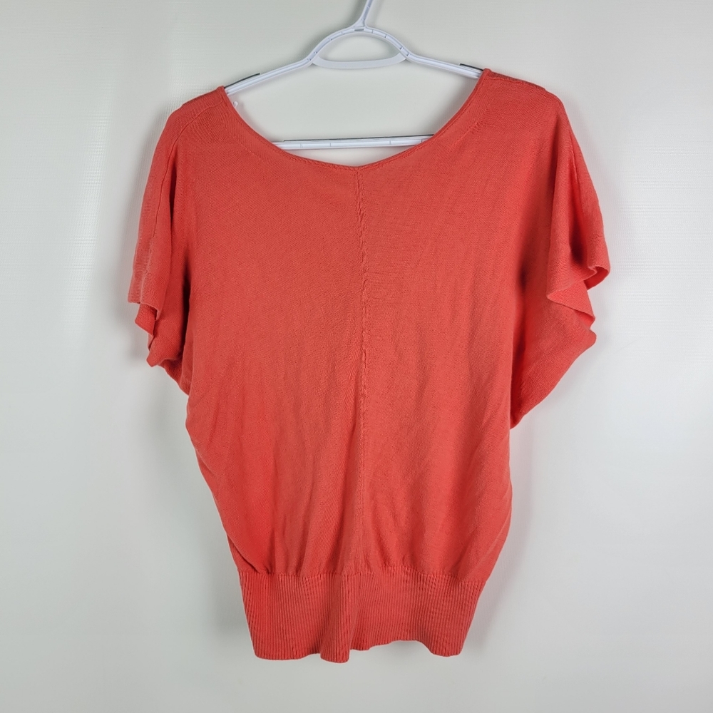 MOTH ANTHROPOLOGIE 100% Cotton Knit Top Sz Small
